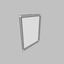 Amirro / Luxury mirrors with bevel / meandry - (640x5x820)