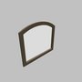 Amirro / Zrcadla v dřevěných rámech / ledvina_7060_d04 - (700x20x600)