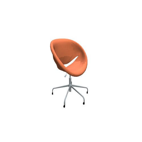 Aks-8409 relax sandalye turuncu