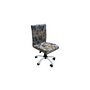 Furniture Čilek / Židle / Aks-8448 sl flora soft mavi - (500x610x900)
