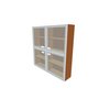 Dřevotvar JnO / Porte 02 - wall cabinets K + L +N / PORTE K2 dolní + horní - (1200x285x1200)