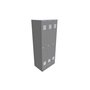 Kovos / O1-Cabinets - metal / o1-2445-750 - (750x514x1851)