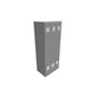 Kovos / Zp-Cabinets - metal / zp-2445-750 - (750x534x1851)
