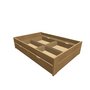 Montero / Beds of the beech-divan bed / Valenda a 140+4xup 1-2-70 - (1480x2056x470)
