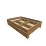 Montero / Bukové postele válenda / Valenda b 140+4xup 1-2-70 - (1480x2056x470)