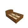Montero / Dąb łóżko naturalny Pavla / Pavla a 140+4xup 1-2-70 - (1480x2056x950)