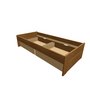 Montero / Dąb łóżko naturalny Tapczanem / Valenda a 90+2xup 1-2-90 - (980x2056x470)