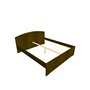 Montero / Dębowe łóżko wenge Pavla / Pavla a 180 - (1880x2056x950)