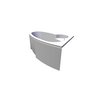 Ravak / Bathtubs and bathtub screens / Asymmetric 150 p - (1500x1005x635)