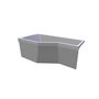 Ravak / Bathtubs and bathtub screens / Behappy 1500 r - (1500x750x565)