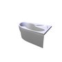 Ravak / Bathtubs and bathtub screens / Rosa ii 170 r set - (1700x1050x635)