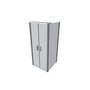 Roth / Shower enclosures Tower line / Tcn2+tcb - (897x897x2028)