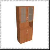 Door cabinet with shelves 192*80 cm - SZ 5 80 07