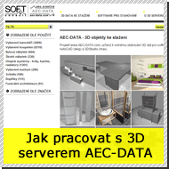 Videoukázka - jak stahovat 3D objekty ze serveru AEC-DATA