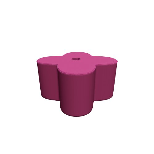 Möbel Čilek / Taburety / Aks-3308 papatya puf (pembe) - (500x500x300)