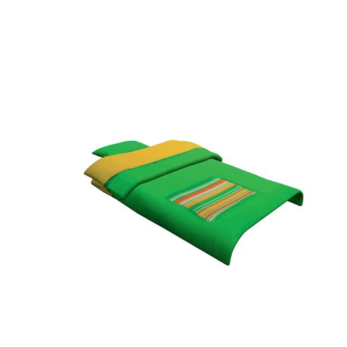 Möbel Čilek / Povlečení / Aks-4228 sari yesil nevresim takimi - (1220x1873x404)