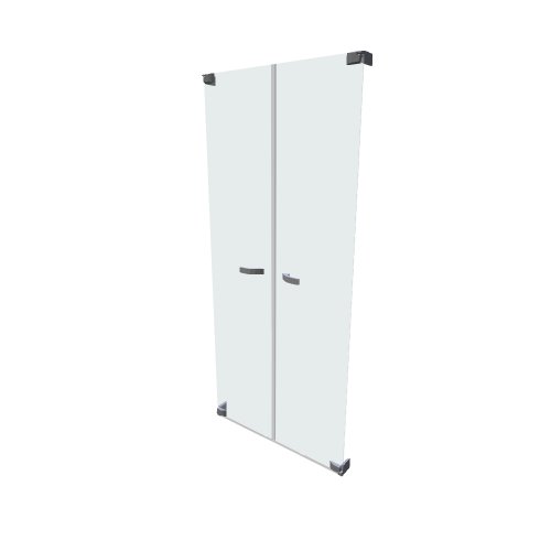 Hueppe / PARIS rahmenlos / litaci dvere do niky - (900x132x1999)