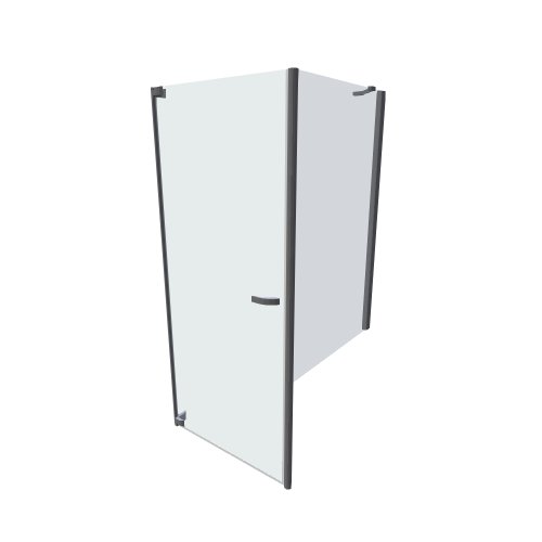 Hueppe / PARIS teilweise gerahmt / kridlové dvere se zkracenou b stenou - (889x923x2009)