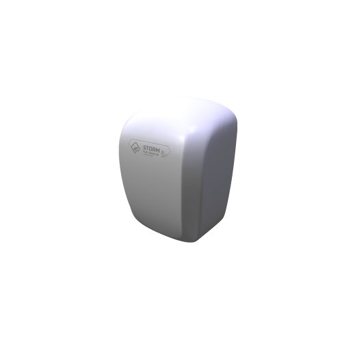 Jet Dryer / Horkovzdušné vysoušeče / Jet Dryer STORM - stribrna - (221x154x294)