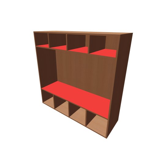 Makra / Möbel - Schränke, Container und Regale / 02054 - (1240x400x1210)