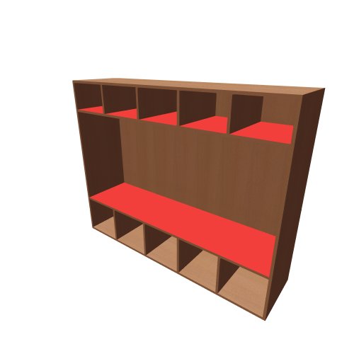 Makra / Möbel - Schränke, Container und Regale / 02055 - (1540x400x1210)