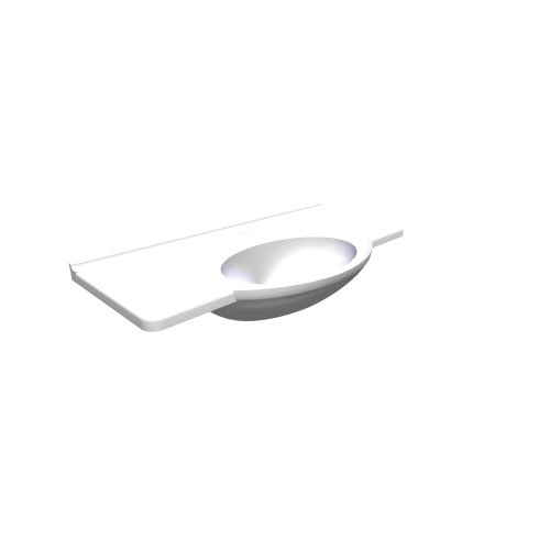 PolySystem / Hatria-separate Waschbecken / Y0BQ - (860x440x180)