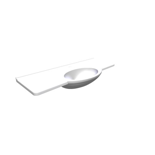 PolySystem / Hatria-separate Waschbecken / YQ48 - (1050x440x180)