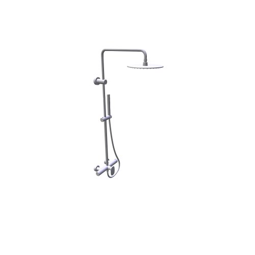 Ravak / Water taps - Spring / SG 098 20BLM Non thermostatic shower column - (589x348x1244)
