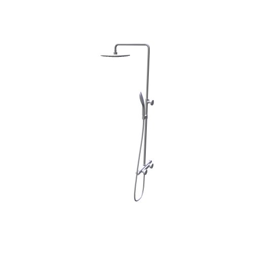 Ravak / Baterie - Flat / FL 091 00CR Thermostatic shower column - (576x372x1732)