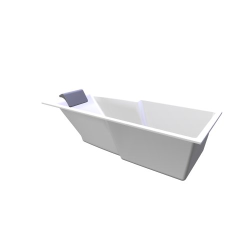 Riho / D-line vany / B103003005 Still Shower 180x80 headrest and LEDs - (1800x800x557)