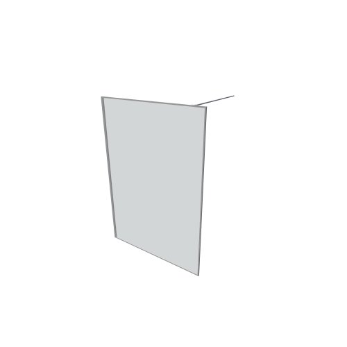 Riho / Sprchové zástěny DEFINE / G010003 Define 140x200 - (1400x999x2002)