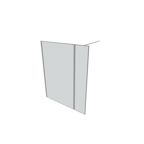 Riho / Sprchové zástěny DEFINE / G010004 Define 160x200 - (1600x999x2002)