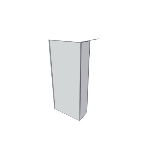 Riho / Sprchové zástěny DEFINE / G010009 Define L 90x40x200 - (901x998x2002)