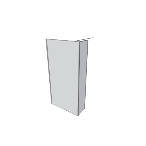 Riho / Sprchové zástěny DEFINE / G010010 Define L 100x40x200 - (1001x998x2002)