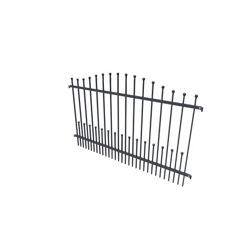 General objects - exterior / Fences Elegance Plotova pole-k Zeus-k / EL-ZEUS-PPK-1800x1050 - (1800x36x1183)