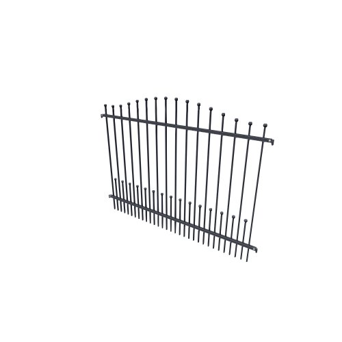 General objects - exterior / Fences Elegance Plotova pole-k Zeus-k / EL-ZEUS-PPK-1800x1250 - (1800x36x1383)