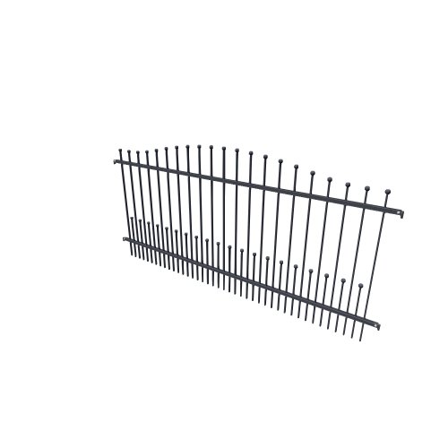 General objects - exterior / Fences Elegance Plotova pole-k Zeus-k / EL-ZEUS-PPK-2400x1050 - (2400x36x1183)