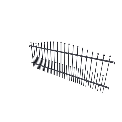 General objects - exterior / Fences Elegance Plotova pole-k Zeus-k / EL-ZEUS-PPK-2400x850 - (2400x36x983)