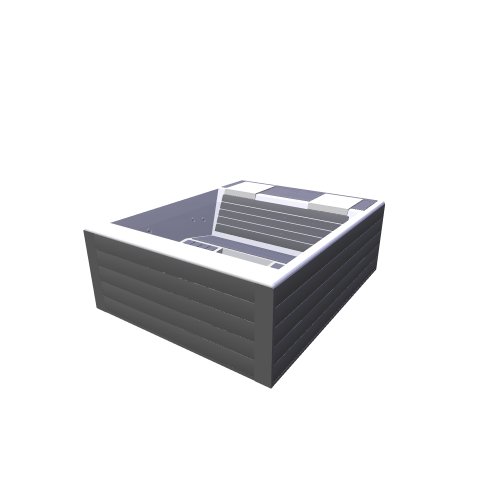 General objects - interior / Bathroom / Bath 5 - (1901x2300x820)