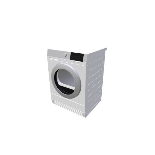 General objects - interior / Bathroom / Dryer aeg - (600x612x850)
