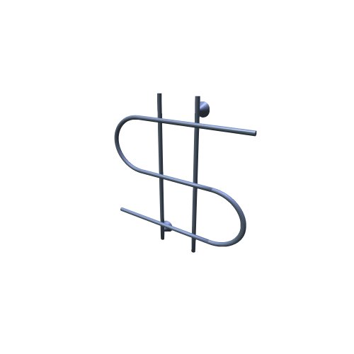 General objects - interior / Bathroom / Hanger2 - (680x70x700)