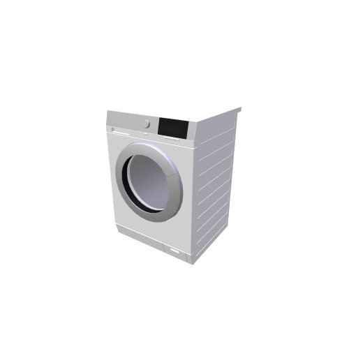 General objects - interior / Bathroom / Washmachine aeg - (600x612x850)