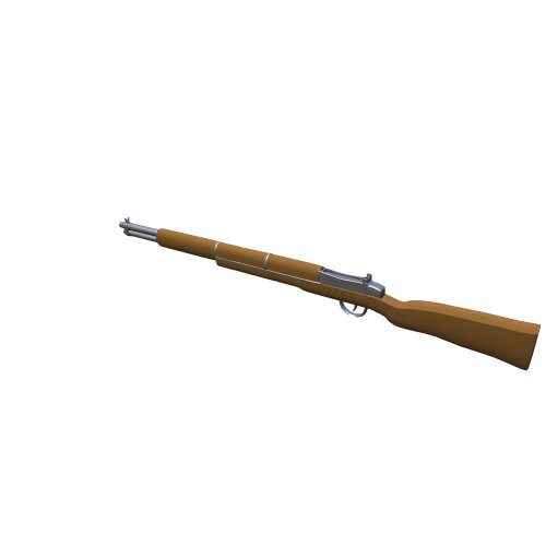 General objects - interior / Fireplace / Gun2 - (700x28x76)