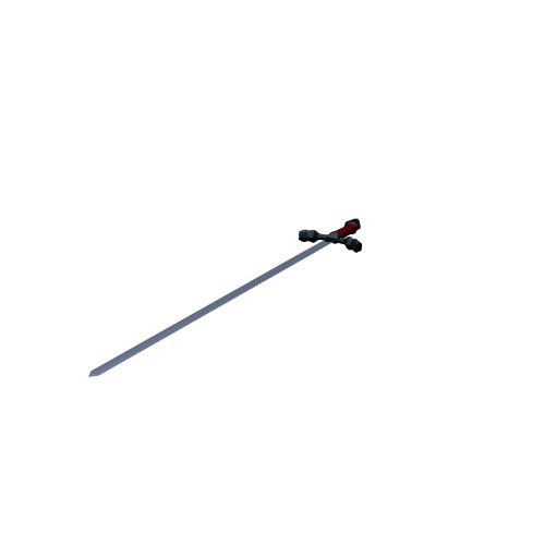 General objects - interior / Fireplace / Sword1 - (140x680x30)