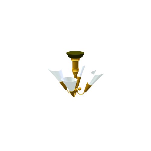 General objects - interior / Lamp / Lamp6 - (595x595x500)