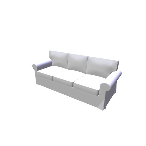 General objects - interior / Livingroom / Ektorp sofa3 - (2180x900x880)