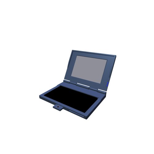 General objects - interior / Office / Notebook3 - (370x430x270)