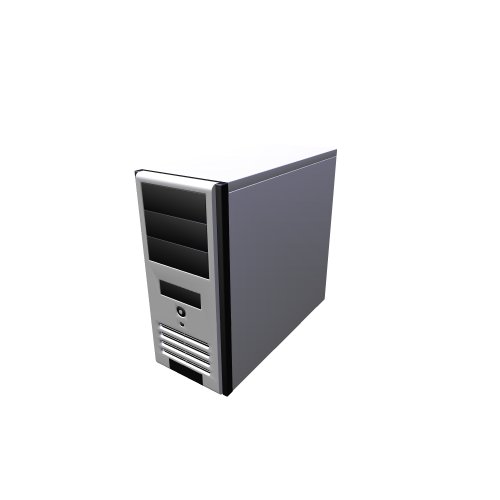 General objects - interior / Office / Pc6 - (190x450x400)