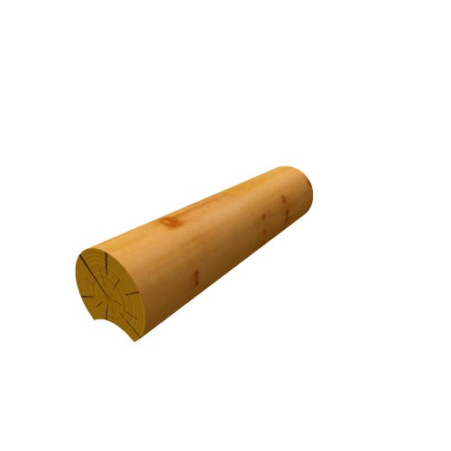 General objects - other / Log cabin 6 / Tram s1 - (250x1000x225)