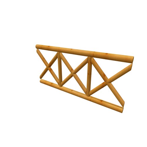 General objects - other / Log cabin 7 / Typ2 b - (1620x80x787)